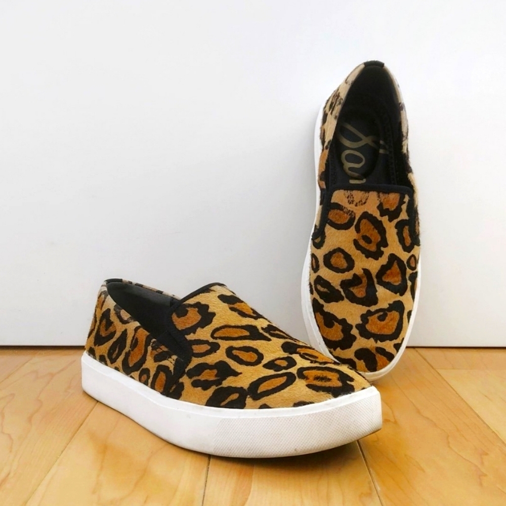 Sam Eldelman Edna Slip-On Sneaker Leopard